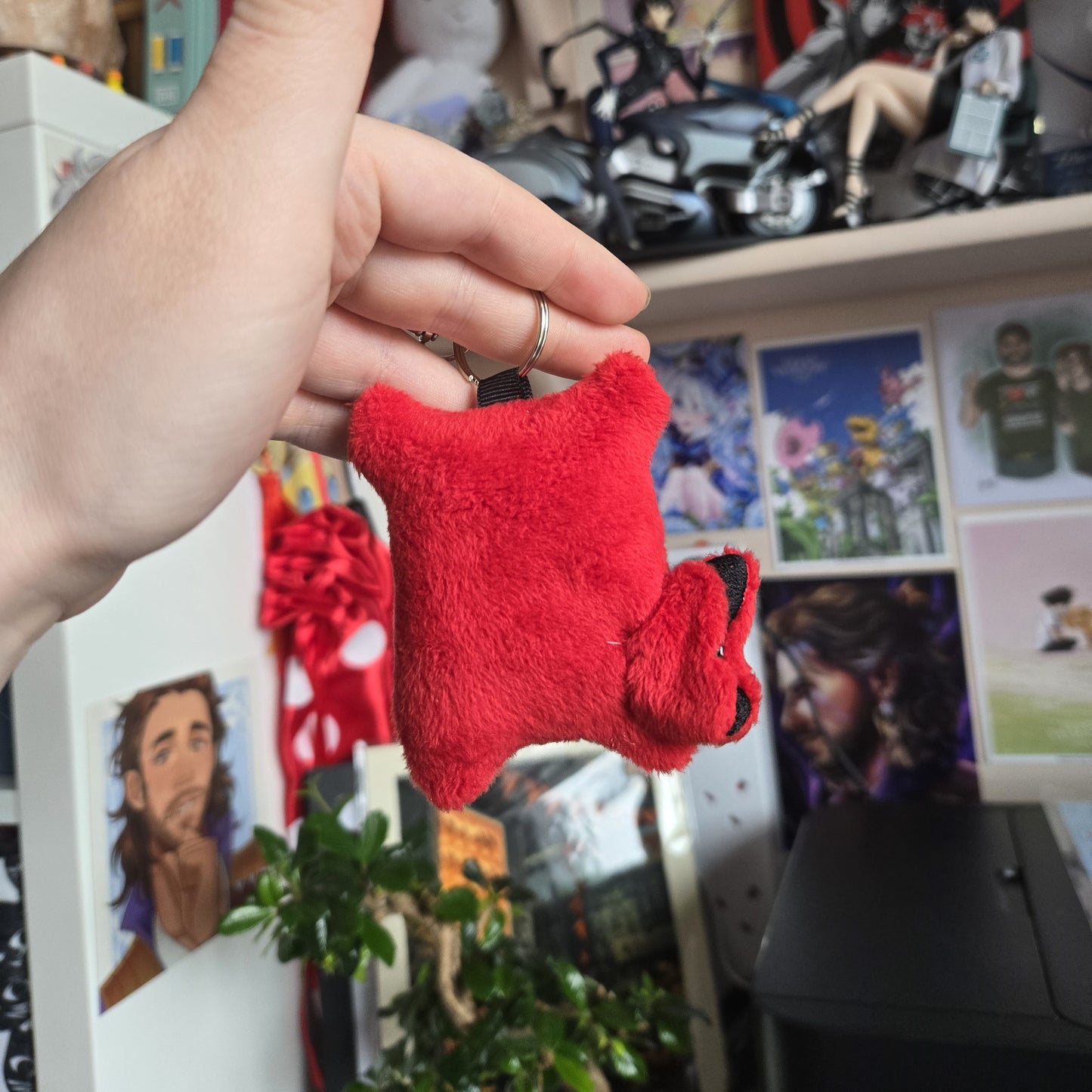 Cursed Cat Alastor Keyring