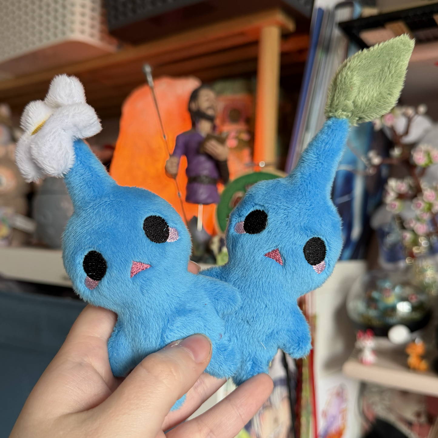 Blue Plant Friend Plushie