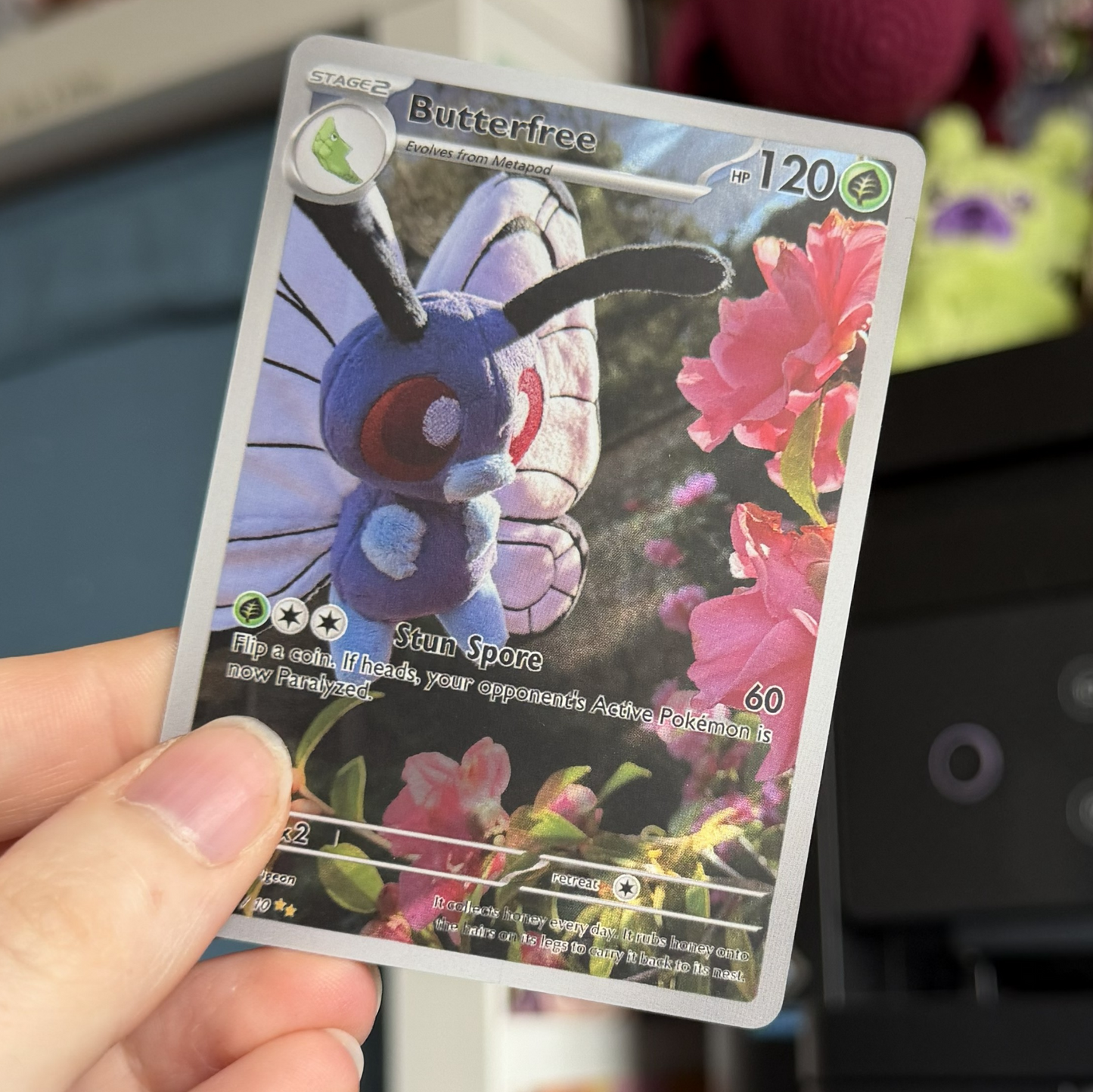 Butterfly Fan Art Card