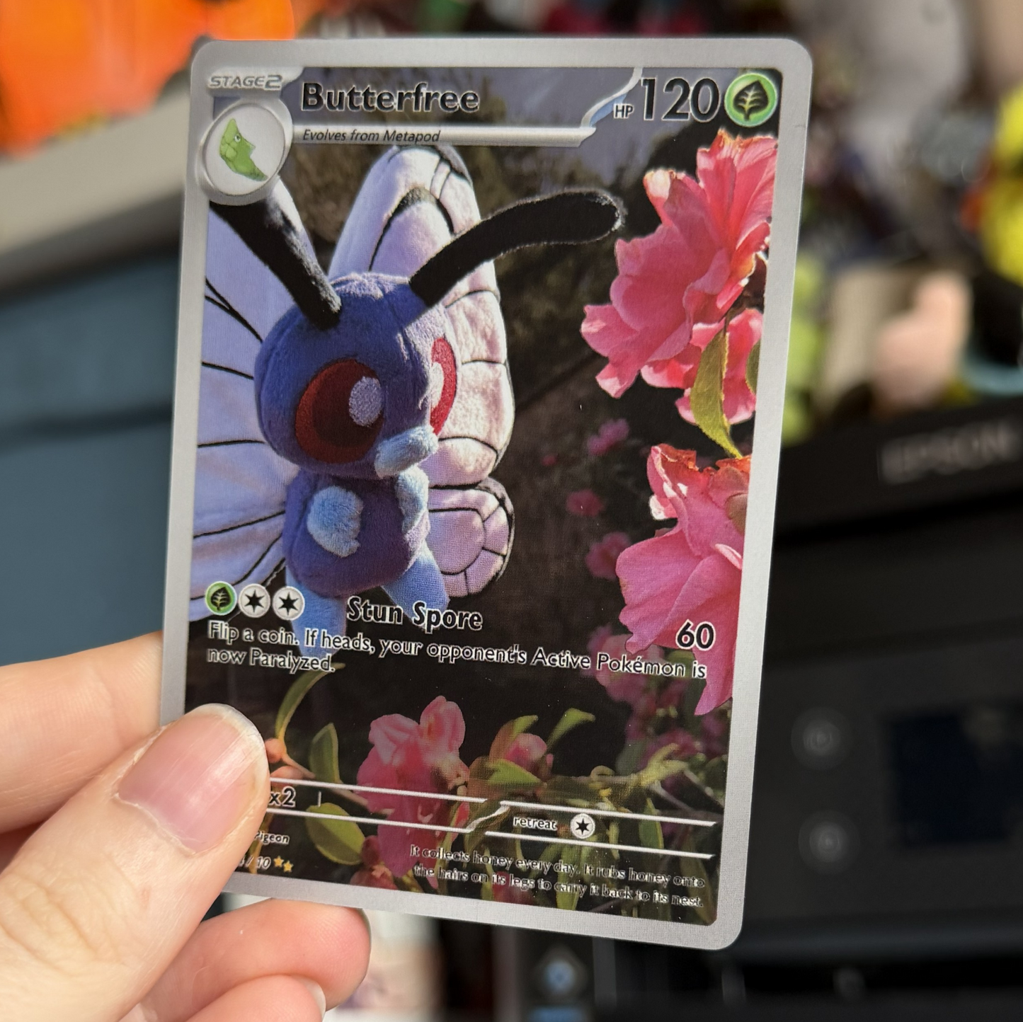Butterfly Fan Art Card