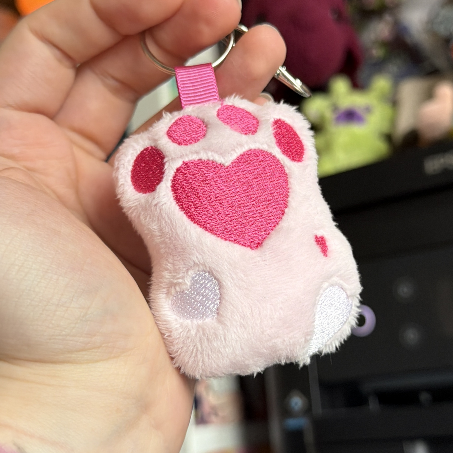 Cat Paw Keyring