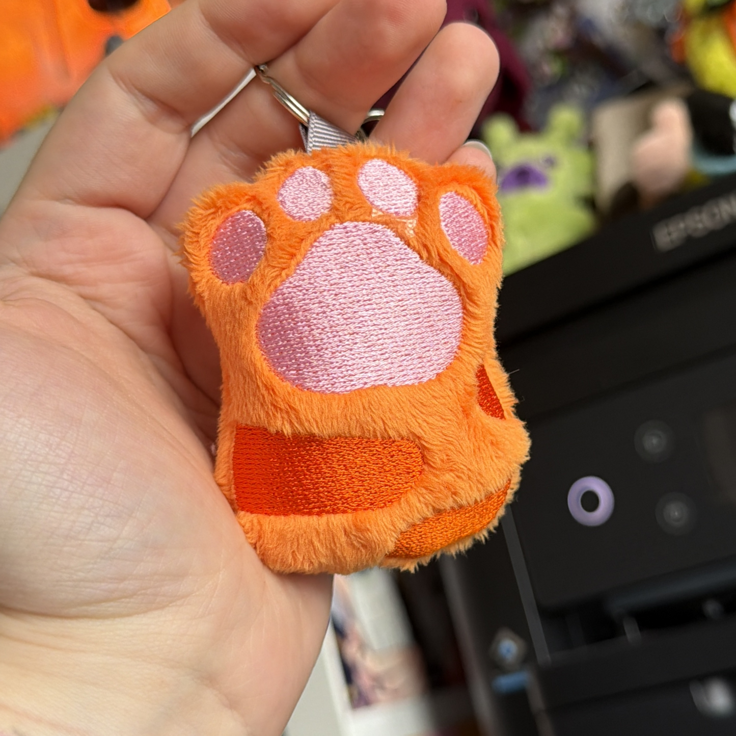 Cat Paw Keyring