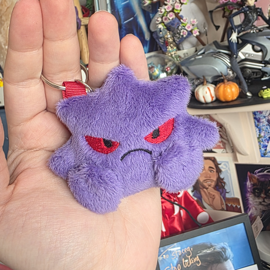 Grumpy Boy Keyring