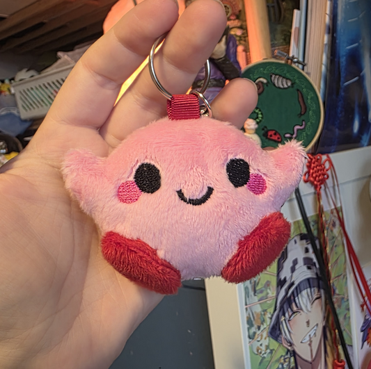 Pink Poyo Keyring