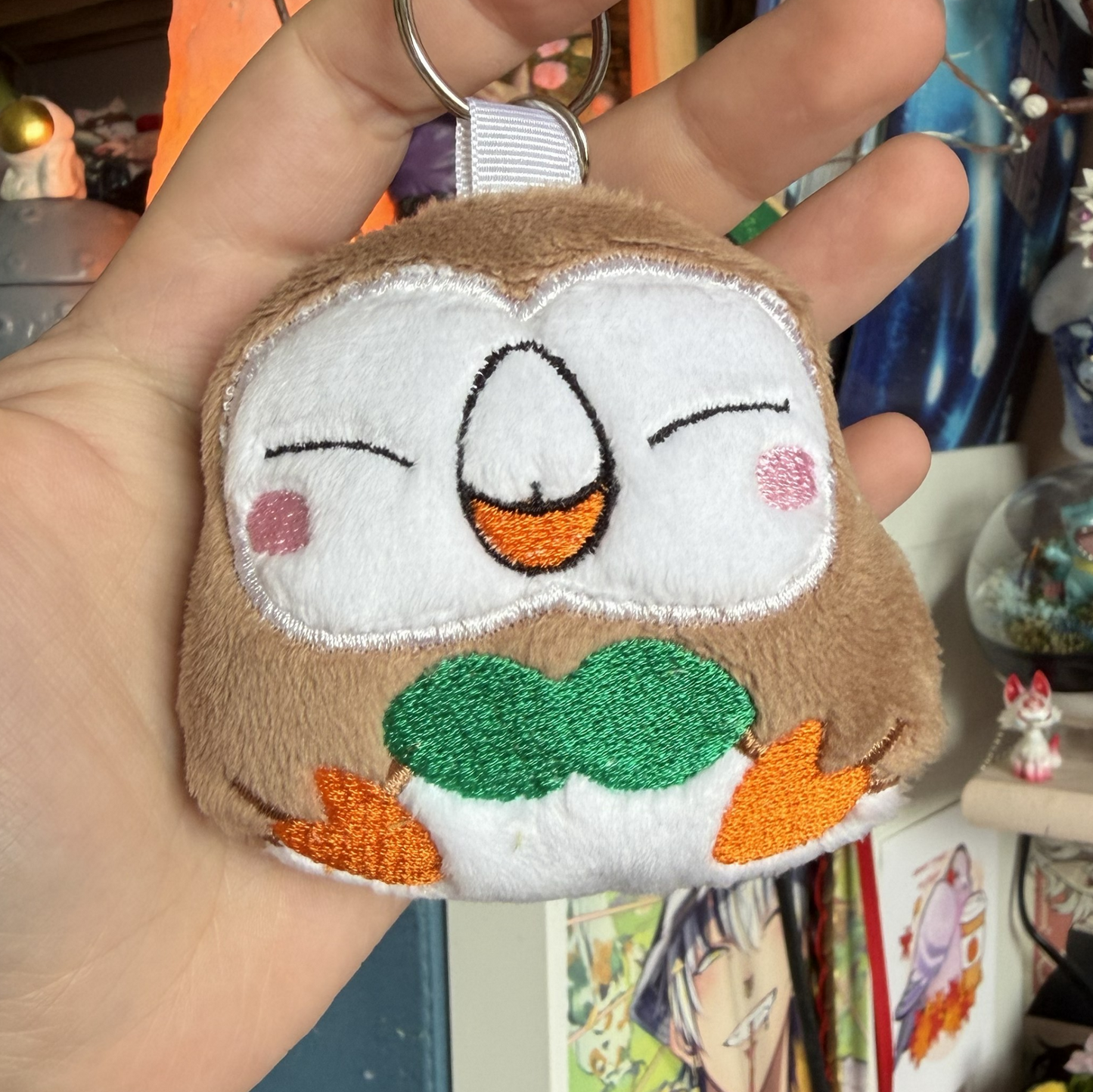 Grass Owl Keyring